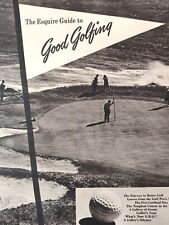 1949 Original Esquire Special Section Guide to GOOD GOLFING picture