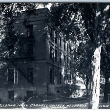 c1950s Mt. Vernon, IA RPPC Simpson College Altoona Hall Building Photo PC A108 picture