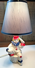 Shawnee Circus Clown Lamp ca. 1950s, BOYS CLOWN LAMP, 15