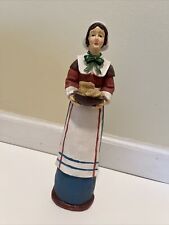Vintage Ceramic Baker Woman Traditional Clothing 12 Inches Tall picture