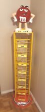 Red M&M Display Candy Store Yellow 8 Tier Rack Skittles Base On Wheels 69