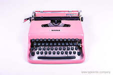 Olivetti Lettera Pluma 22 Light Pink Typewriter, Vintage, Manual Portable, picture