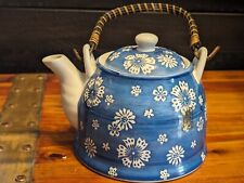 Vintage Japanese Ceramic Teapot With Strainer picture