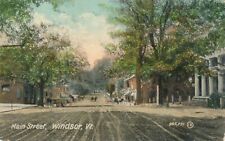WINDSOR VT - Main Street Postcard - 1910 picture