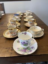 11 Vintage Demitasse Cups And Saucer Sets picture
