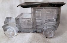 1910s 1920s WEST BROS Tin & Glass Jalopy Auto JITNEY BUS CANDY CONTAINER Antique picture