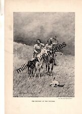 1897 Harper's September - Native Americans and the Thunder - Frederic Remington picture