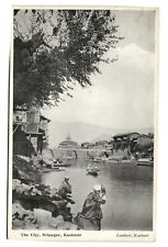 PC INDIA, KASHMIR, SRINAGAR, THE CITY, Vintage Postcard (b33553) picture