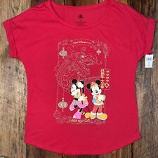 Disney Parks Chinese Lunar New Year Small Women Shirt 2020 Ladies Mickey Minnie picture