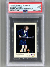 2019 Andra Filmserier #6 Angus Young Premium ROCK SHOT Serie Y PSA 9 Pop 4 (Musi picture