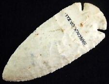 Exceptionally Fine 4 inch Illinois Dovetail Point with COA Arrowheads picture