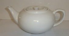 Vintage BIA Classic Cordon Bleu French Tea Pot Solid White Ceramic 30 Oz picture