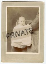 Antique Matted Photo - AYER Family (Stephen), Baby, Madison, Maine  picture