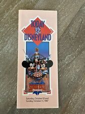Today at Disneyland state fair map guide 1987 picture