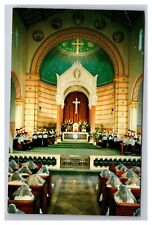 Postcard Miami Beach Florida St. Patrick's Church Interior picture