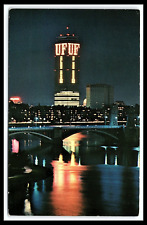 Boston MA Postcard Prudential Center Night View Unposted   pc222 picture