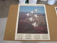 USAF Thunderbirds  Over Sedona  Signed  Photo 14
