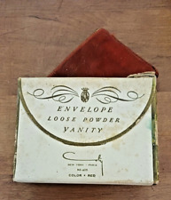 VINTAGE COTY Envelope Loose Powder Vanity original box and sleeve Gold Tone picture