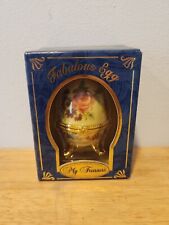 My Treasure Fabulous Egg Genuine Porcelain Hand Painted/Classic Collectible picture