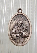 Vintage Miraculous Medal St. Francis 