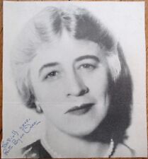 RUTH BRYAN OWAN 1930 Autograph - First Female US Ambassador, Florida Congressman picture