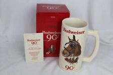 Budweiser Ltd-Edition 2023 Holiday Clydesdale Beer Stein 90th Anniversary  NEW picture