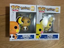 Pokemon Pichu Raichu Funko Pop Set #579 #645 Great Condition Box picture