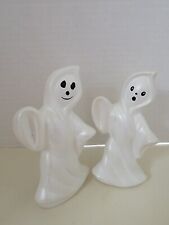 Vintage Ceramic White Ghost Halloween Figurine 5