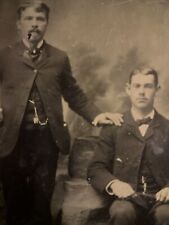 1860s Tintype Photograph Two Dapper Gents picture