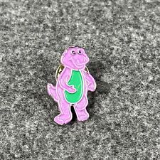 Vintage Barney The Dinosaur Pin Purple Dancing Kids TV Show picture