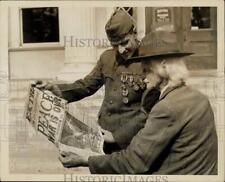 1918 Press Photo Veterans Robert W. Renton and George L. Grimston in California picture