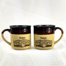 2 VTG 1989 HARDEES Rise and Shine Homemade Biscuits Ceramic Coffee Mugs MULTIPLE picture