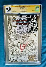 Signed PETER CULLEN 9.8 CGC Transformers 1 Optimus Prime variant autographed ss picture