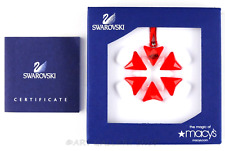 Swarovski Austria Crystal MACY'S EXCLUSIVE STAR ORNAMENT #994175 Mint Box & COA picture