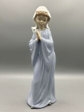 Vintage Lladro NAO Praying Girl Porcelain Figurine Spain picture