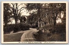 Postcard The Driveway, Baldpate Inn, Georgetown MA *AS-IS*MIDWAY FOLD* RPPC N133 picture