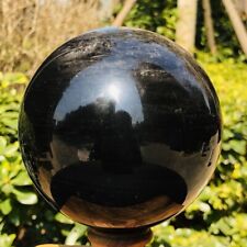 2.99LB Giant Natural Silver Black Stone Ball Crystal Quartz Ball Healing 786 picture