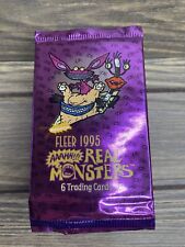 Vintage Viacom 1995 Fleer Aaahh Real Monsters Trading Cards Pack Of 6 Lot of 20 picture