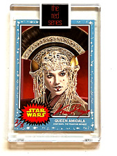 2019 Topps Star Wars Living Set #7 Queen Amidala RED SERIES #2/5 Artist Signed picture