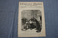 1889 APRIL 20 L'UNIVERS ILLUSTRE - THEATRE DE L'ODEON-REVOLTEE- FRENCH - NP 8569 picture