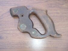 Vintage E C Atkins & Co Hand Saw Handle Wood Woodworking Tool picture