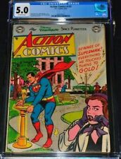 ACTION COMICS #193 CGC VG/FN 5.0 OW Superman Tommy Tomorrow 1954 Scarce picture