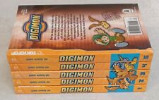 Digimon Complete English Manga Set Series Volumes 1-5 2 3 4 Book Comic Tokyopop picture