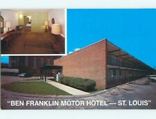 Unused Pre-1980 BEN FRANKLIN ST. LOUIS MOTEL Bridgeton Missouri MO u7386@ picture