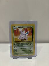 Nidorino Base Set WOTC Pokemon Card 37/102 - 4TH PRINT ©️ 1999 - 2000 picture