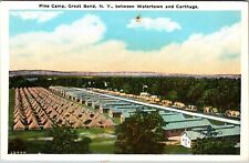 Great Bend NY-New York, Pine Camp, Aerial View, Vintage Postcard picture