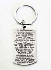To My Grandson Love You Rest Of Mine Keychain picture