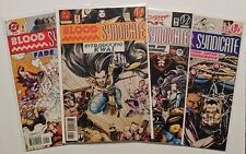 Blood Syndicate (8, 9, 10, 11) 1ST AQUAMARIE DC MILESTONE Comic Lot 1993-1994 VF picture