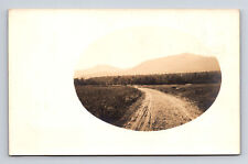 RPPC Unknown Mountain View Dirt Road Postcard picture