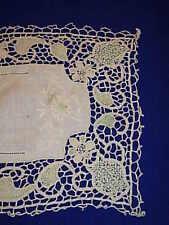 Vintage Beautiful  Guipure needle lace table Runner Cutwork picture